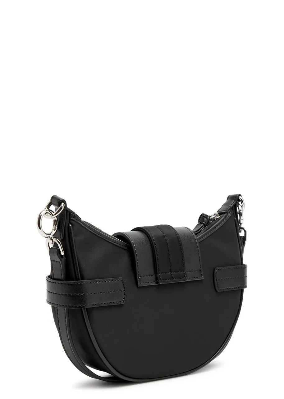 GANNI Buckle small nylon cross-body bag  -                         -                     -                