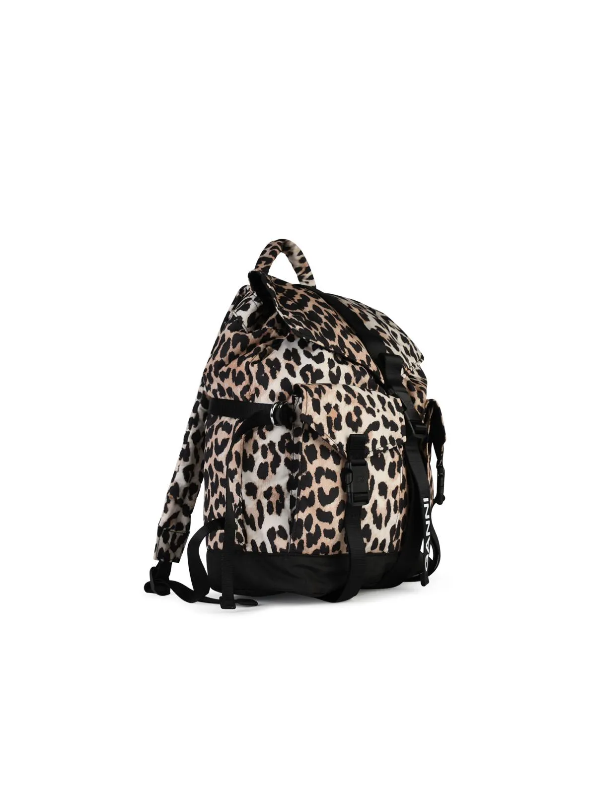 GANNI    Ganni 'Leo' Multicolor Recycled Polyester Backpack