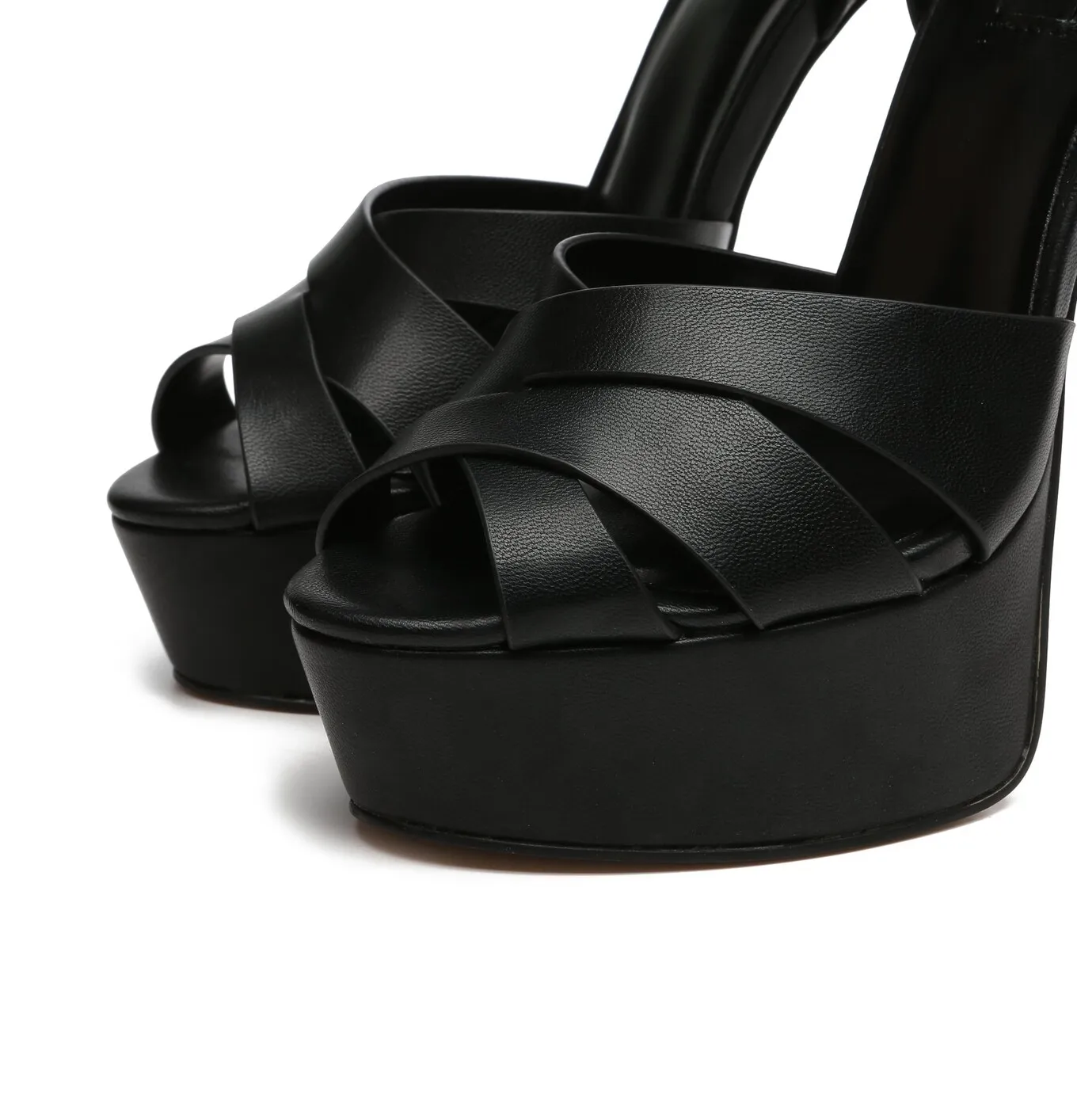 Giaro KROSS BLACK MATTE SANDALS