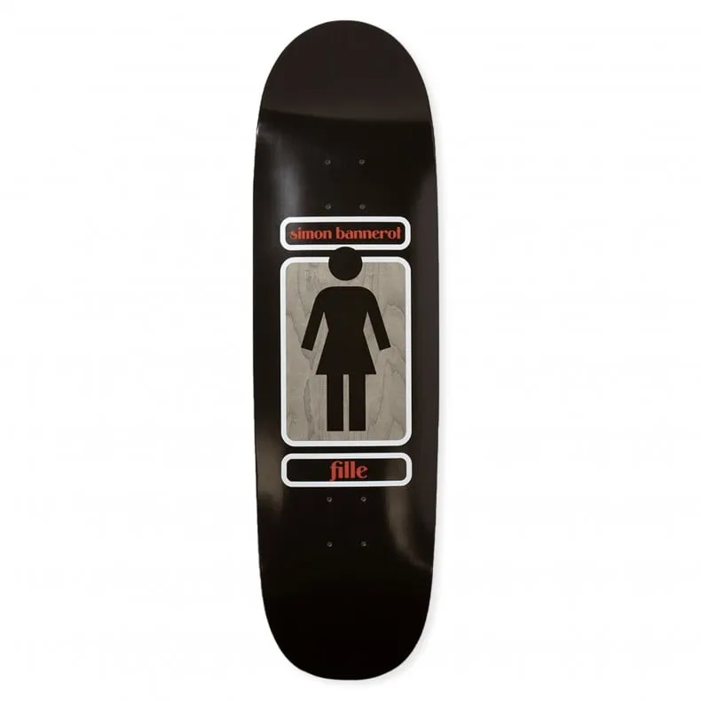 Girl Skateboard Co. Simon Bannerot 93 Til Love Seat W41 Skateboard Deck 9.0