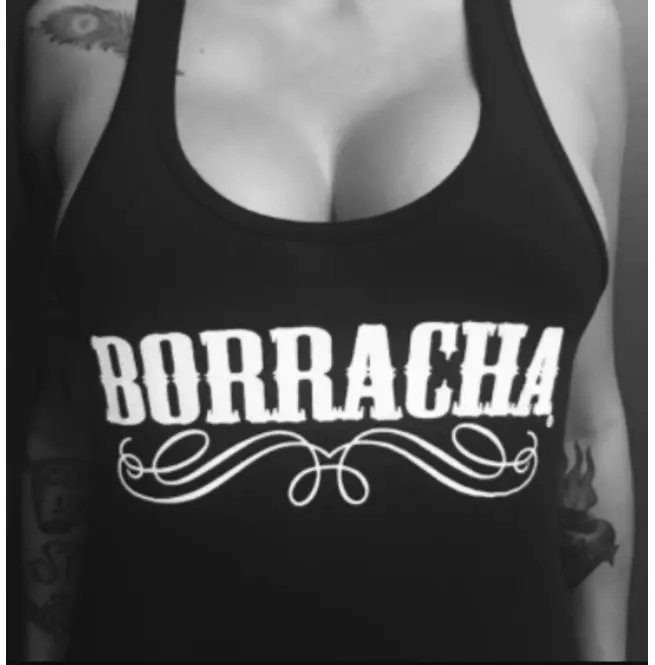 Gothic Borracha Women's Racerback Tank Top