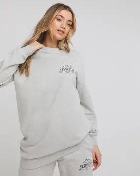 Grey Marl Vancouver Ski Sweatshirt | Simply Be