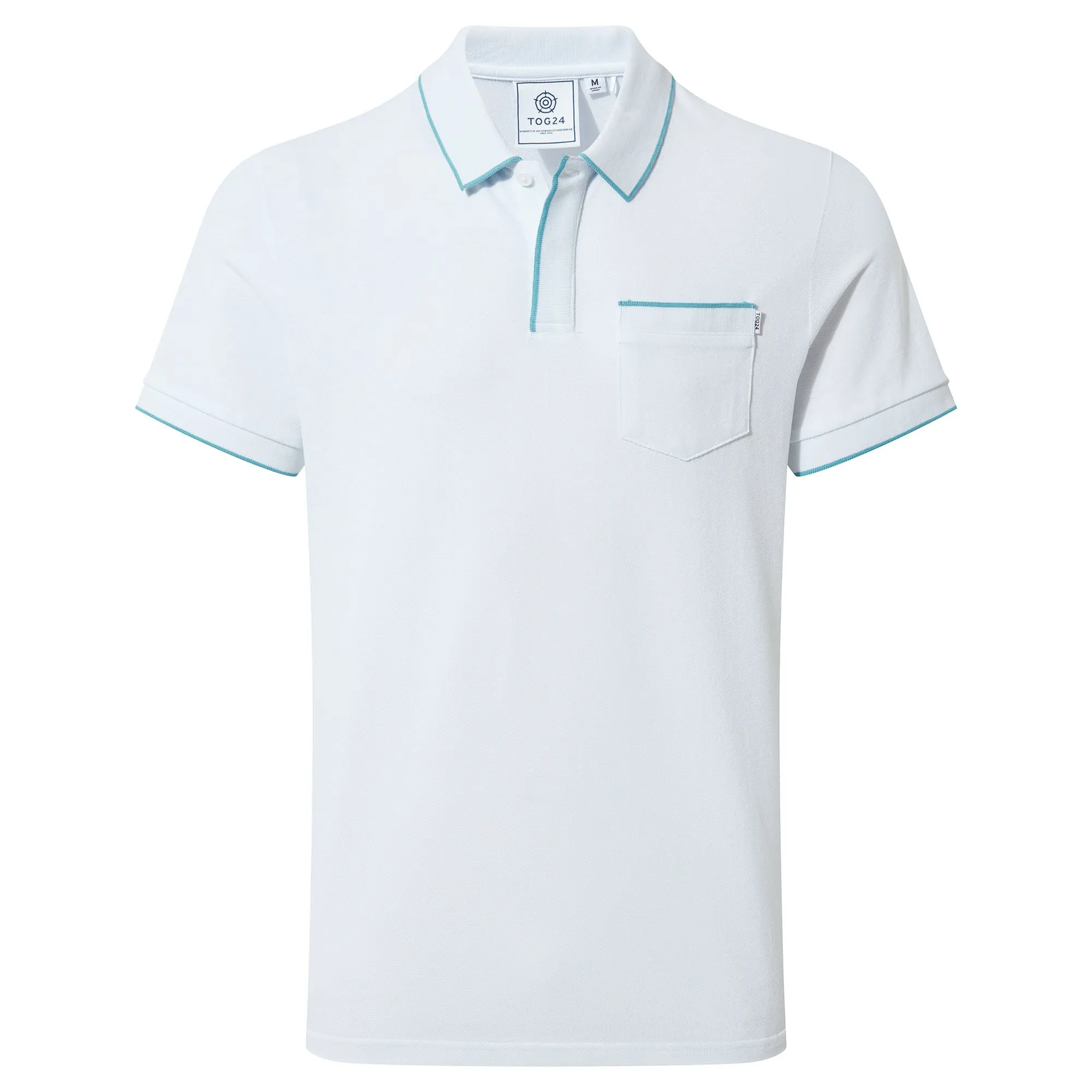 Hamlin Mens Polo Shirt - Optic White