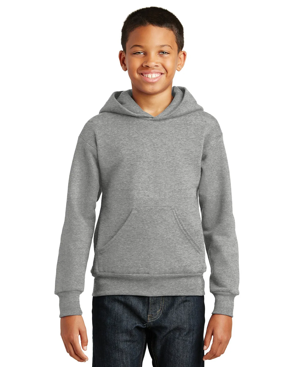 Hanes P470 Youth EcoSmart Pullover Hooded Sweatshirt