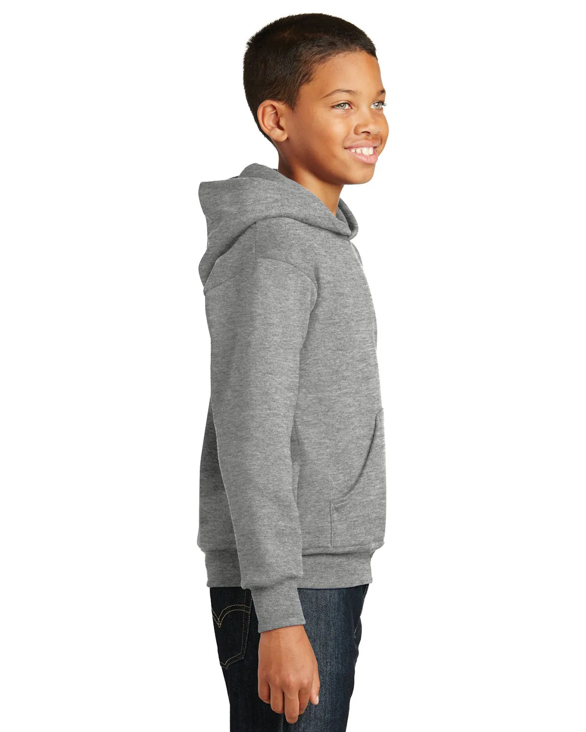 Hanes P470 Youth EcoSmart Pullover Hooded Sweatshirt