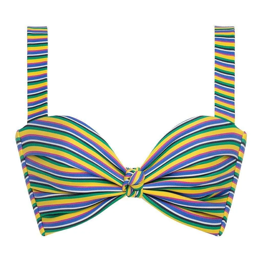 Hayden Bikini Top | Escape Stripe