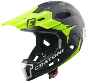 helmet Cratoni C-Maniac 2.0 MX - Black/Lime Matt