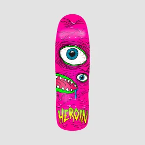 Heroin Pink MutantRazor Edge Skateboard Deck - 9.5