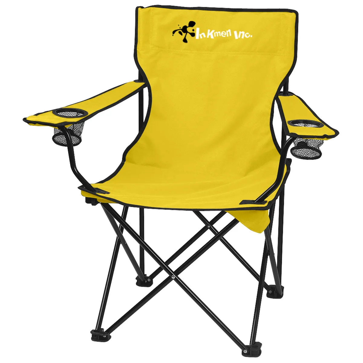 Hit Yellow Folding Chair With Carrying Bag