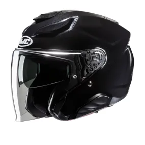 HJC F31 Plain Helmet - Black