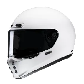 HJC V10 Plain Helmet - White