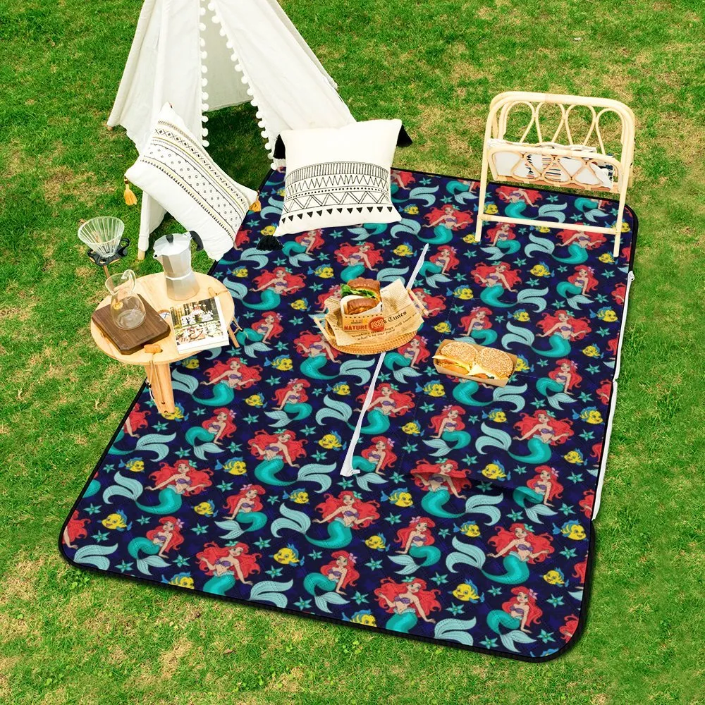 I Want To Be Where The People Are Zipper Picnic Mat