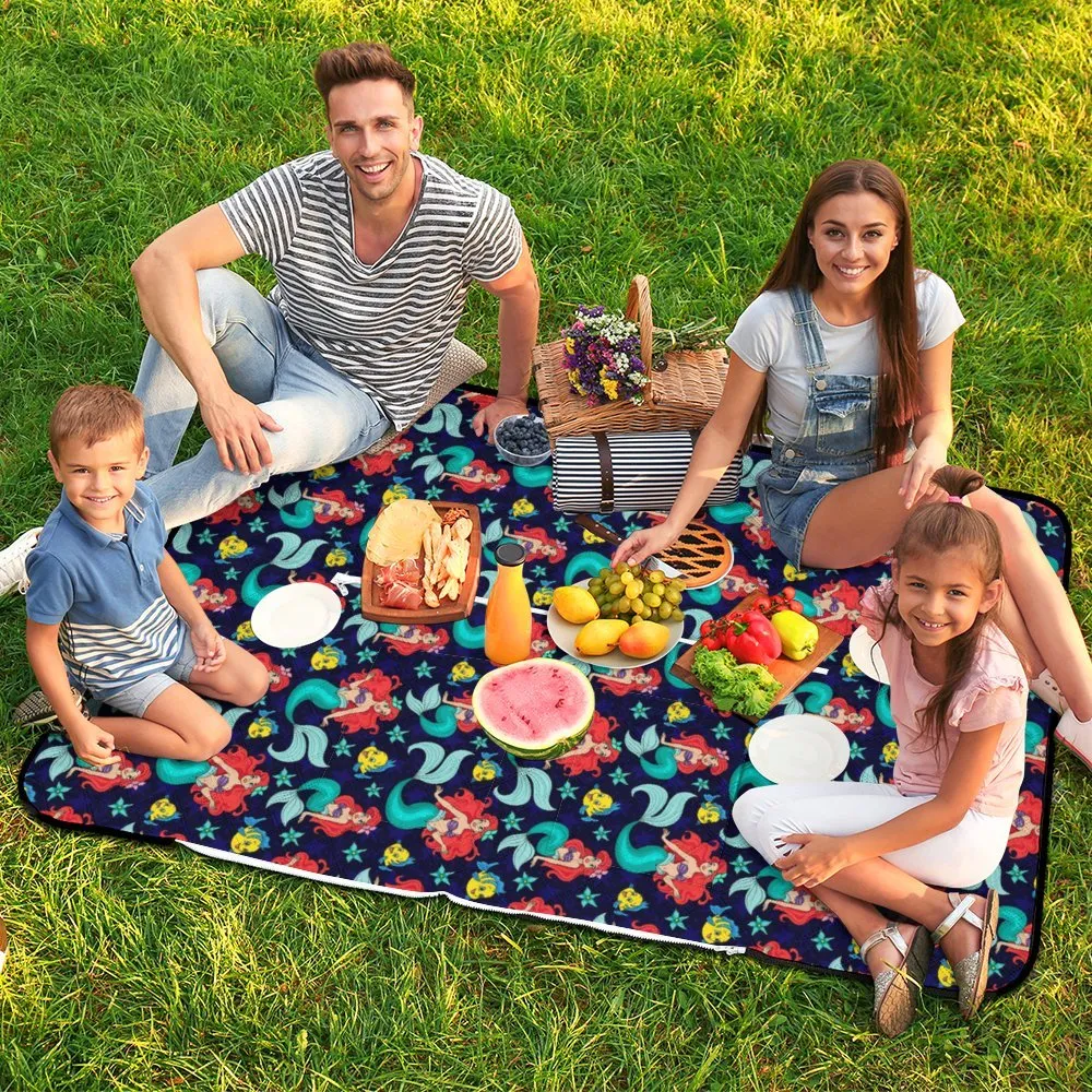 I Want To Be Where The People Are Zipper Picnic Mat