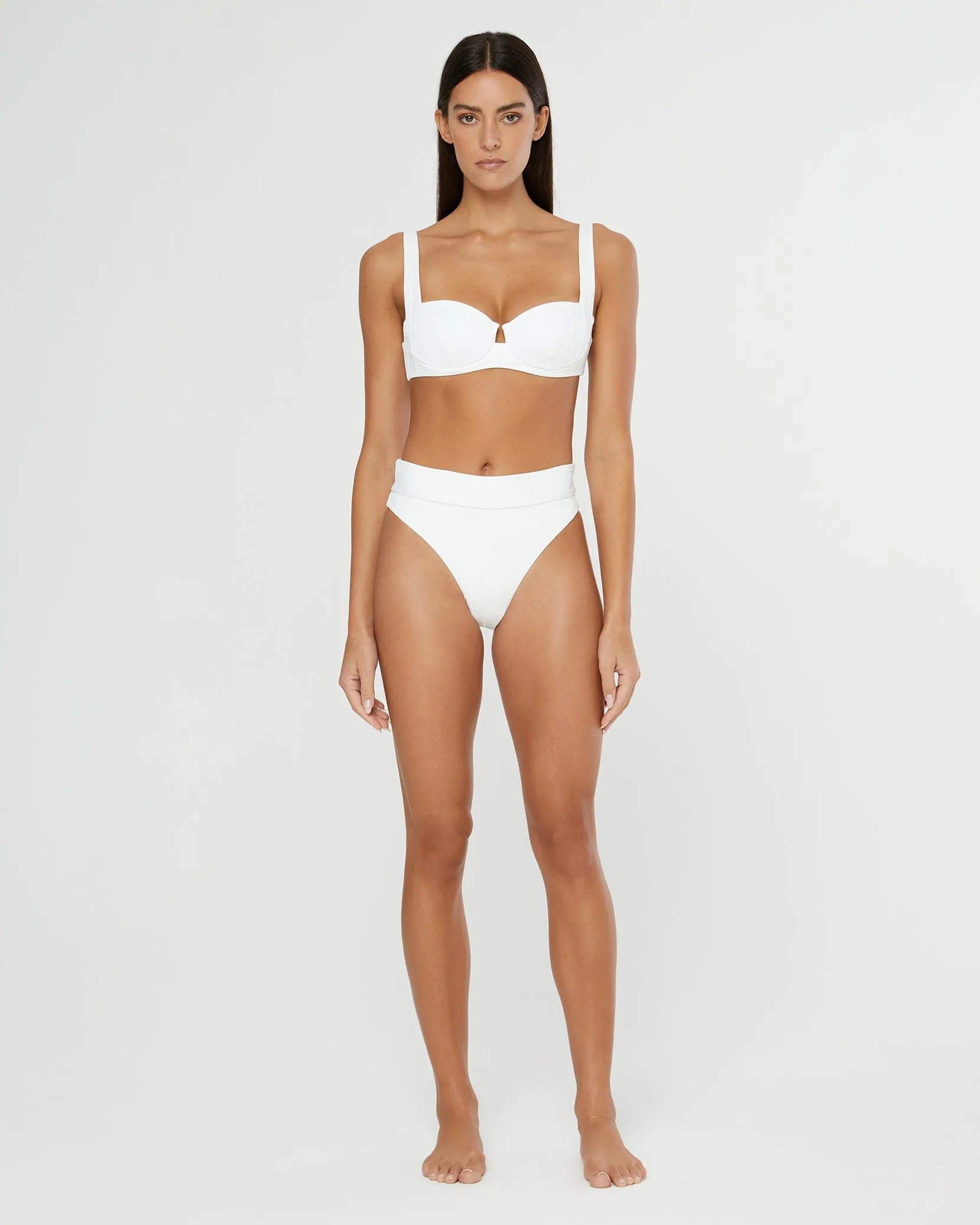 Ivy Bikini Bottom | White