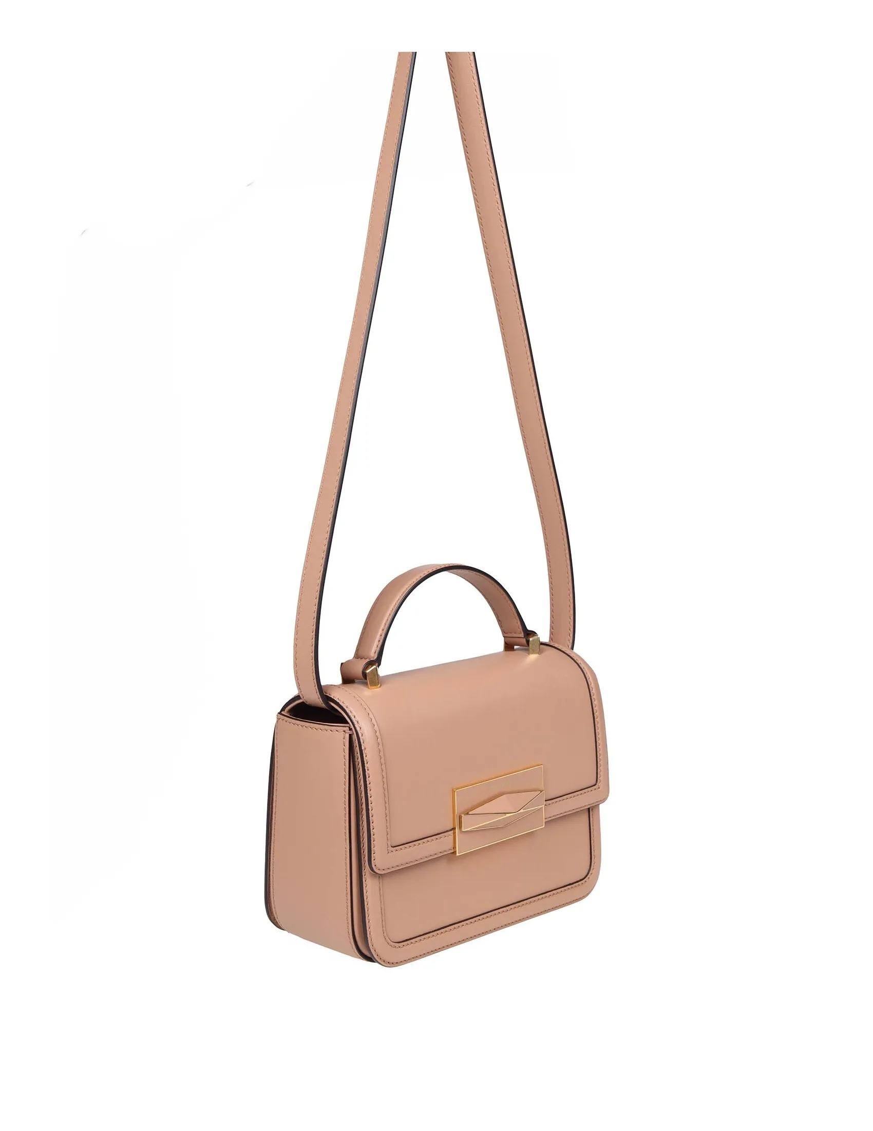 JIMMY CHOO HANDBAG TOTE IN BISCUIT COLOR LEATHER