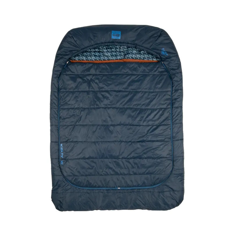 Kelty Tru.Comfort Double Wide 20F Sleeping Bag Regular Pageant Blue