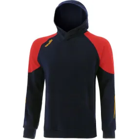 Kids' Oslo Fleece Pullover Hoodie Marine / Red / Amber