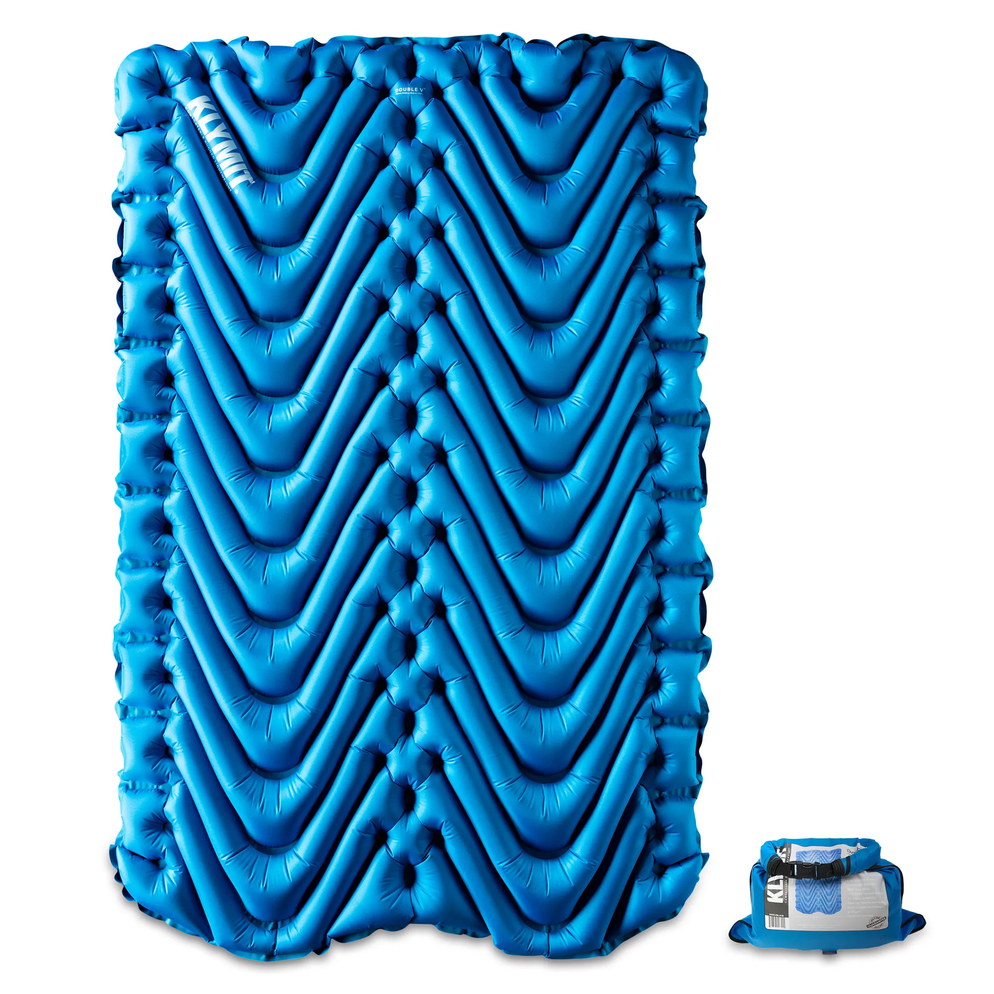 Klymit Double V Sleeping Pad  Blue | Buy Klymit Double V Sleeping Pad  Blue here | Outnorth