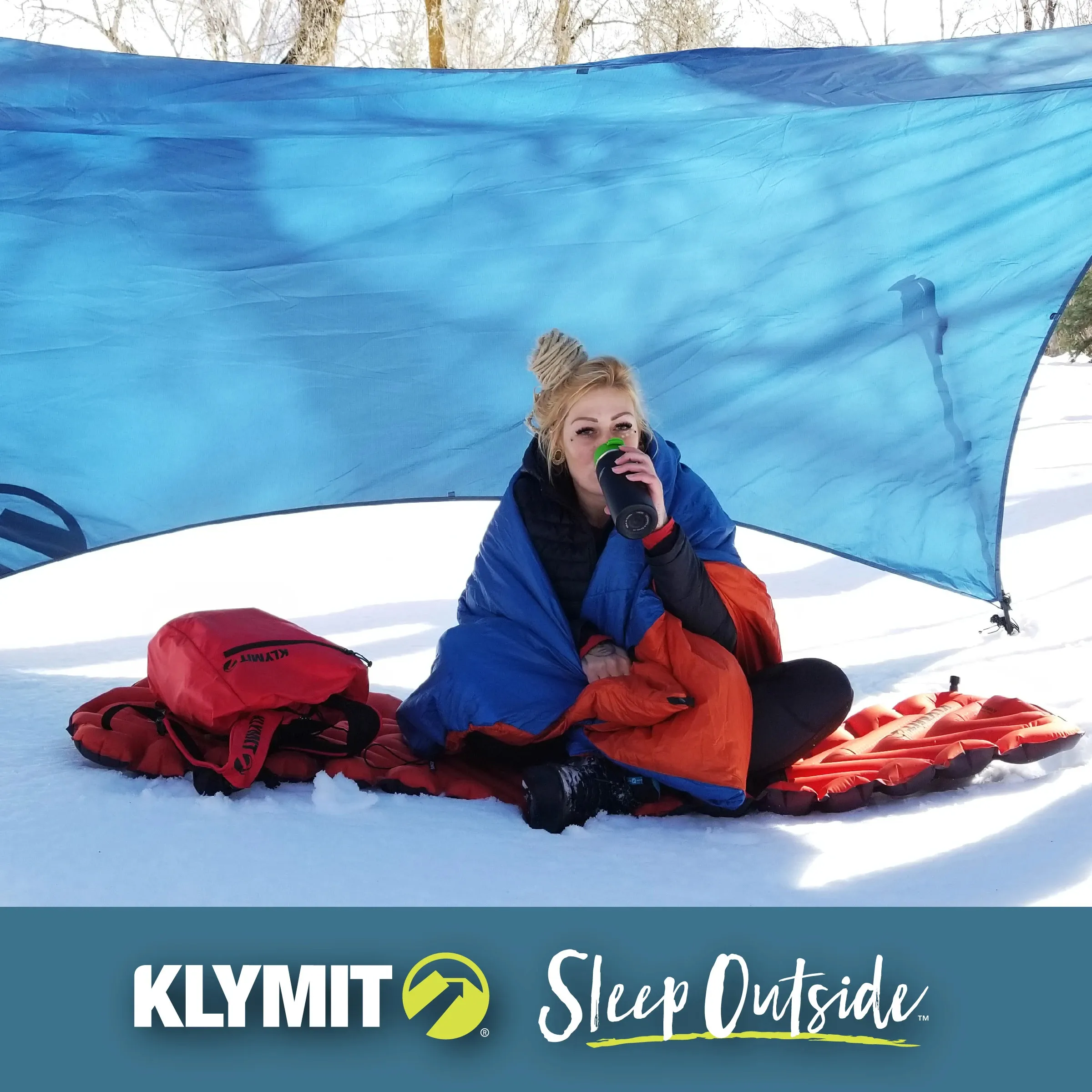 Klymit Insulated Static V Sleeping Pad Orange | Buy Klymit Insulated Static V Sleeping Pad Orange here | Outnorth