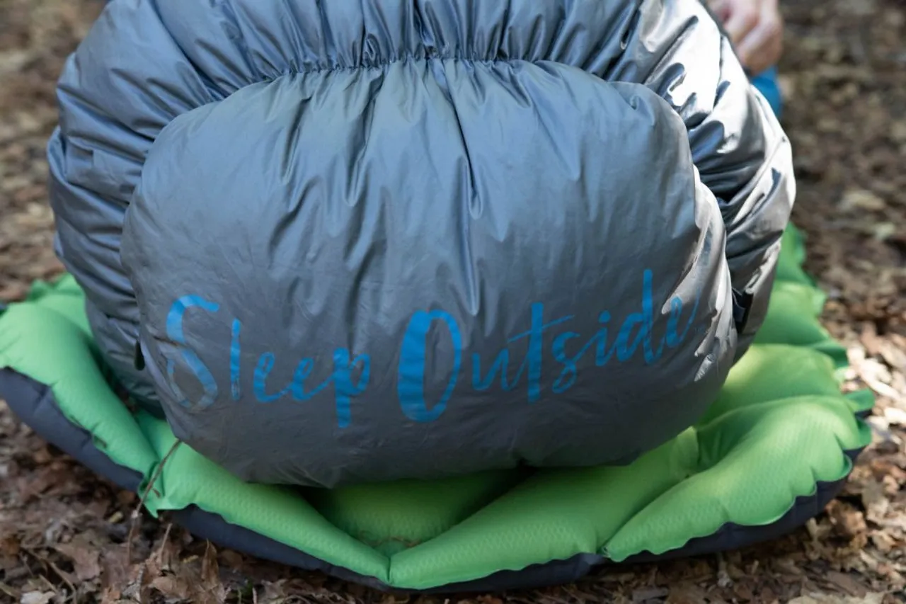 Klymit KSB 15 Degree F Sleeping Bag Grey Blue