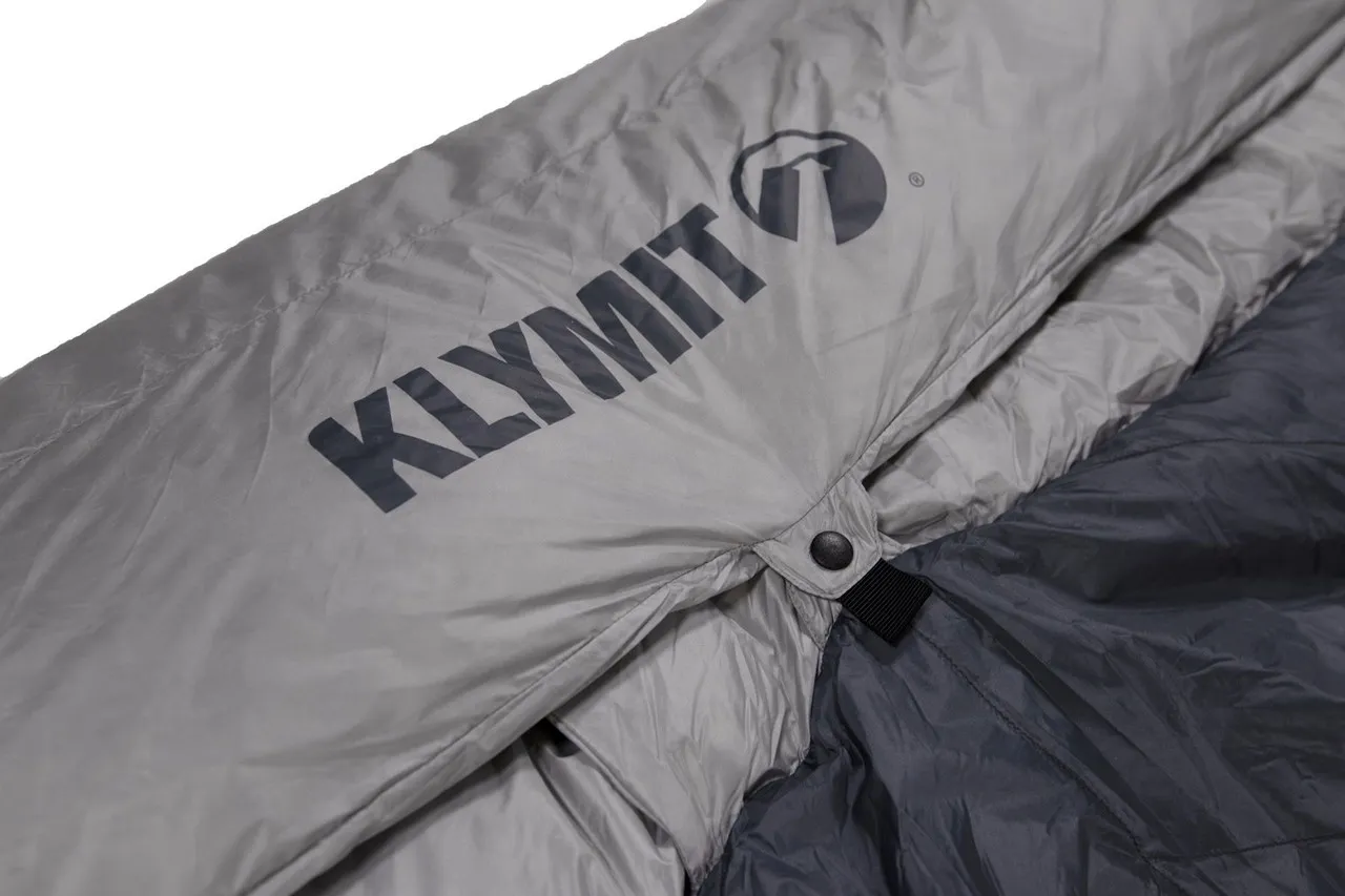 Klymit KSB Double Dual Fill Sleeping Bag Grey/Light Grey