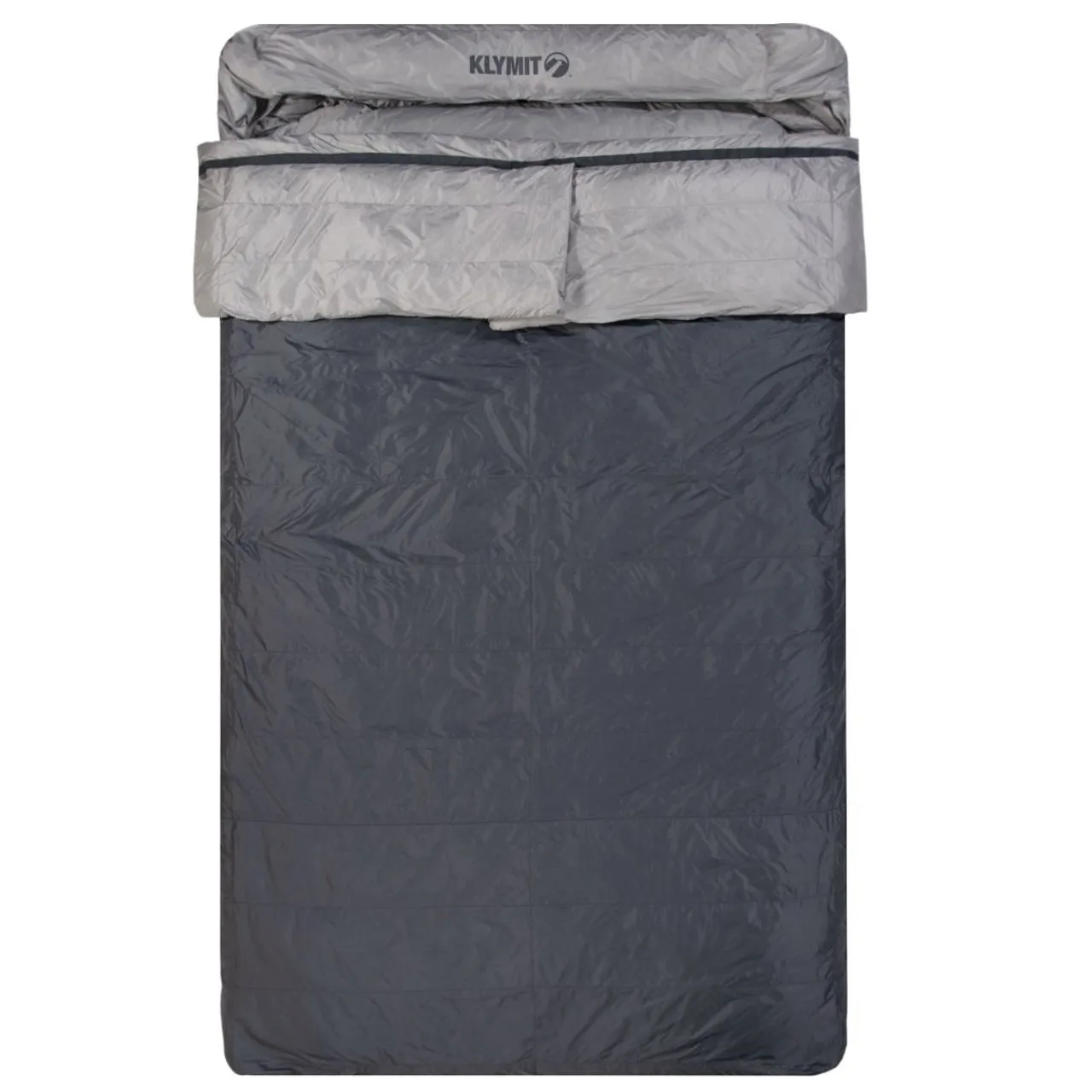 Klymit KSB Double Dual Fill Sleeping Bag Grey/Light Grey