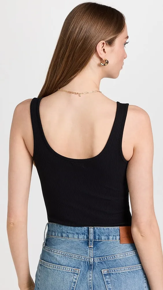 L'AGENCE   Nica Scoop NK Tank Bodysuit 