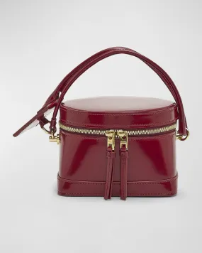 Le Vanito Patent Top-Handle Bag