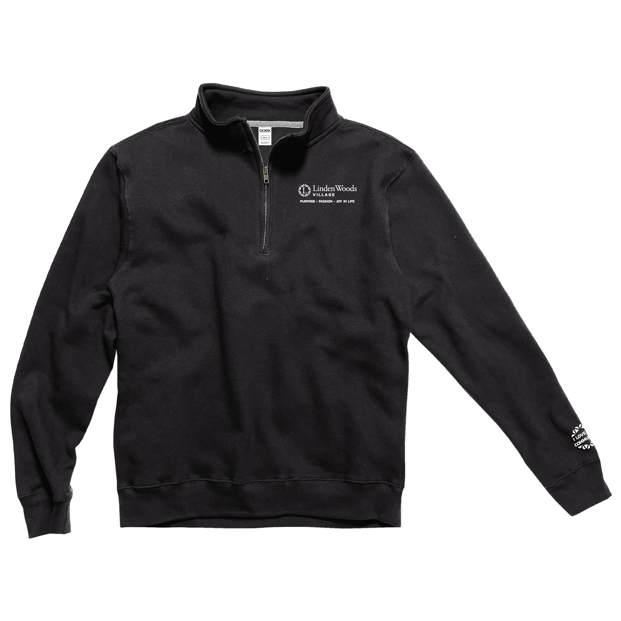 Linden Woods Village Unisex 1/4 Zip Pullover