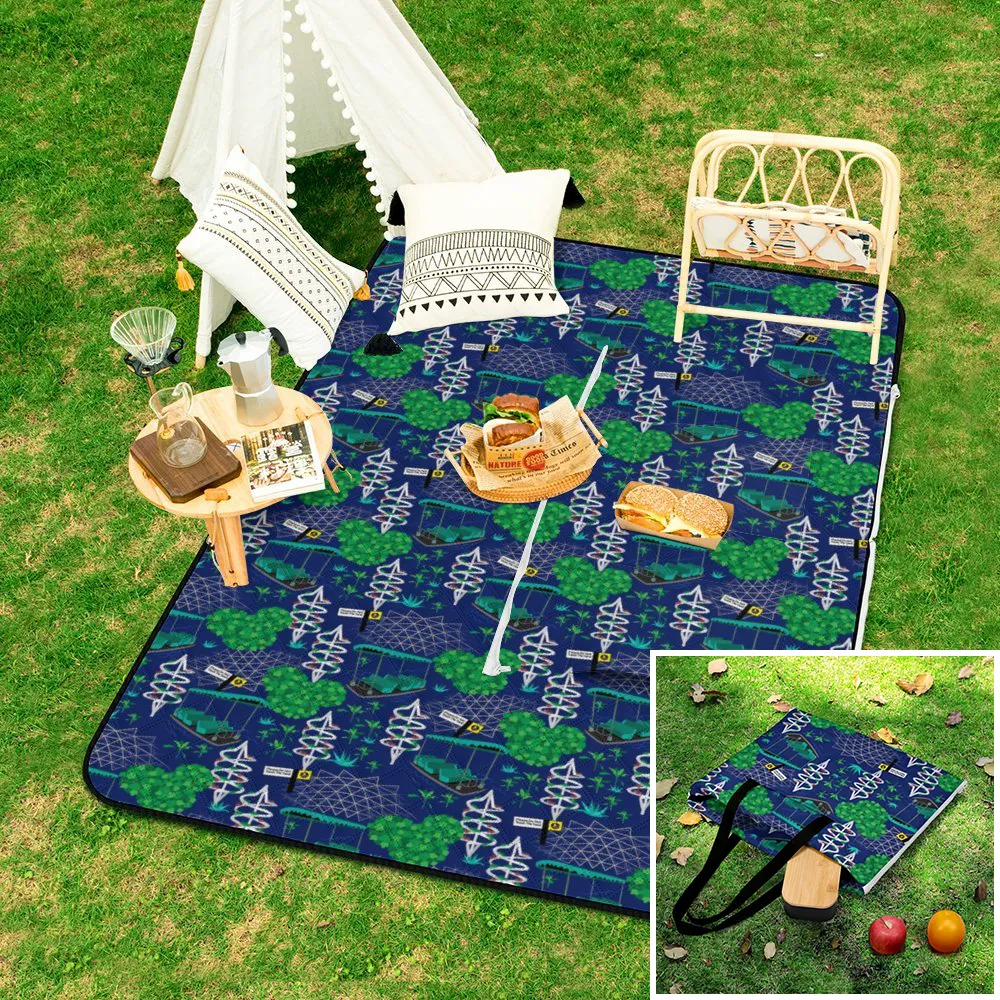 Living With The Land Zipper Picnic Mat