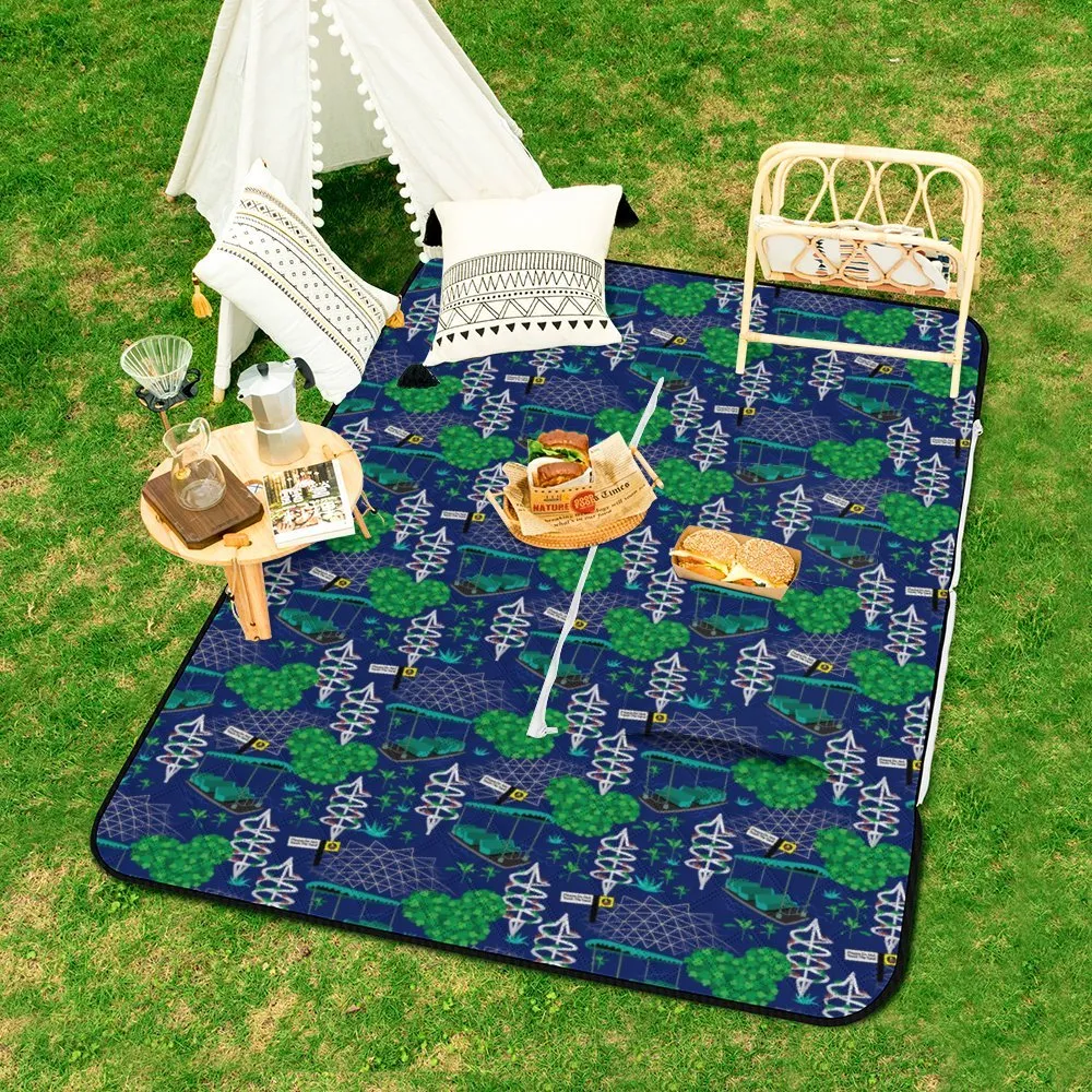 Living With The Land Zipper Picnic Mat