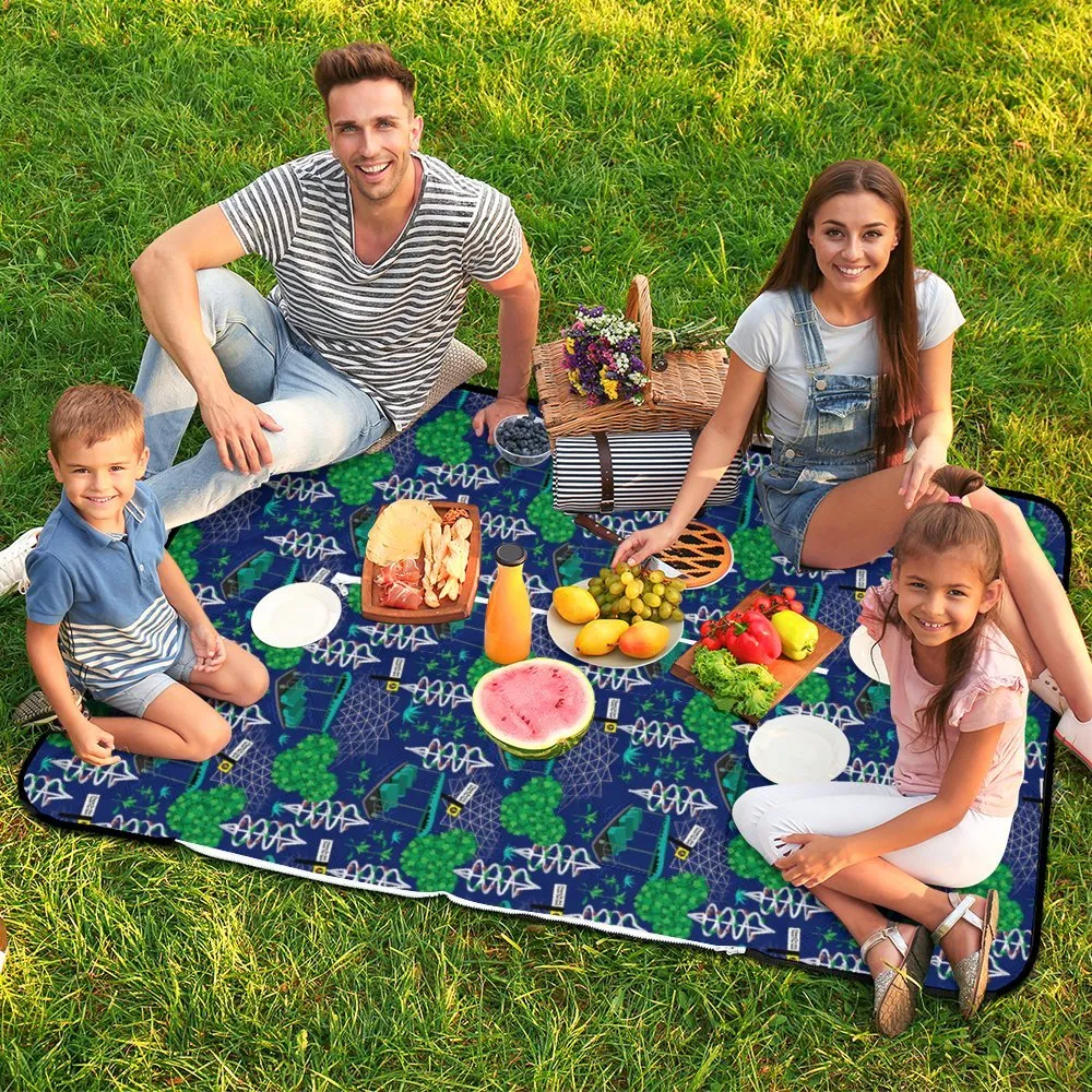 Living With The Land Zipper Picnic Mat