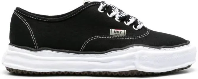 Maison MIHARA YASUHIRO Baker canvas sneakers Black