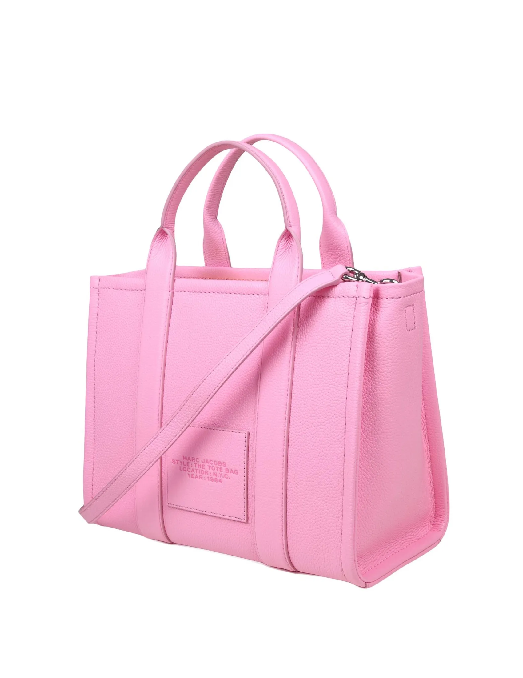 MARC JACOBS MEDIUM TOTE IN PINK LEATHER