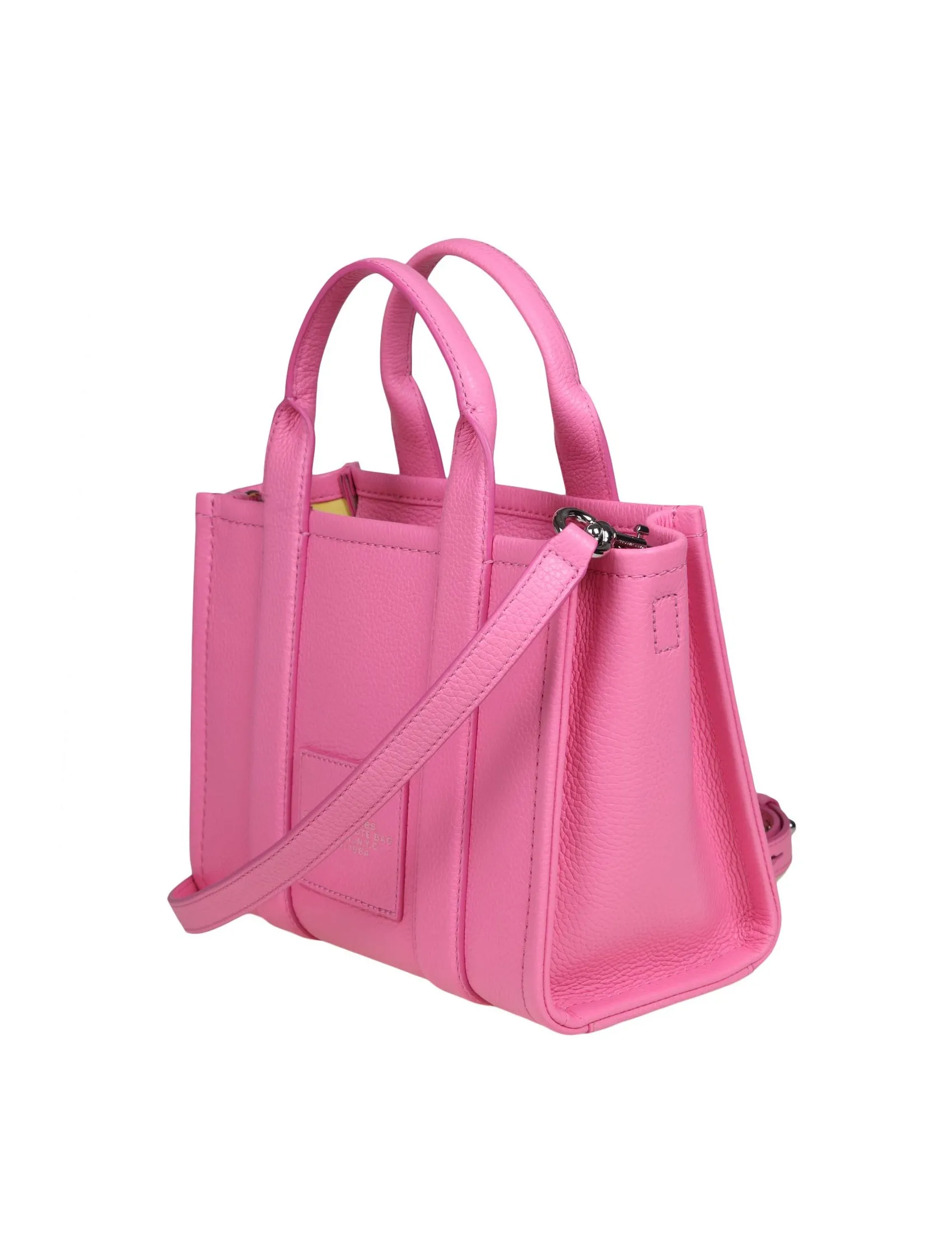 MARC JACOBS SMALL TOTE IN PINK COLOR LEATHER