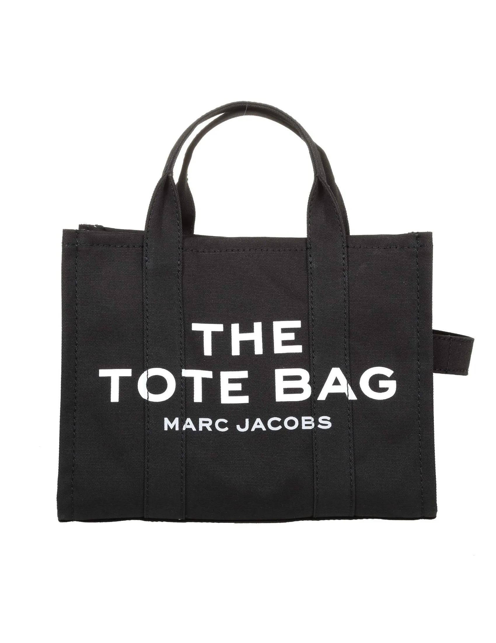 MARC JACOBS THE MEDIUM TOTE IN BLACK CANVAS