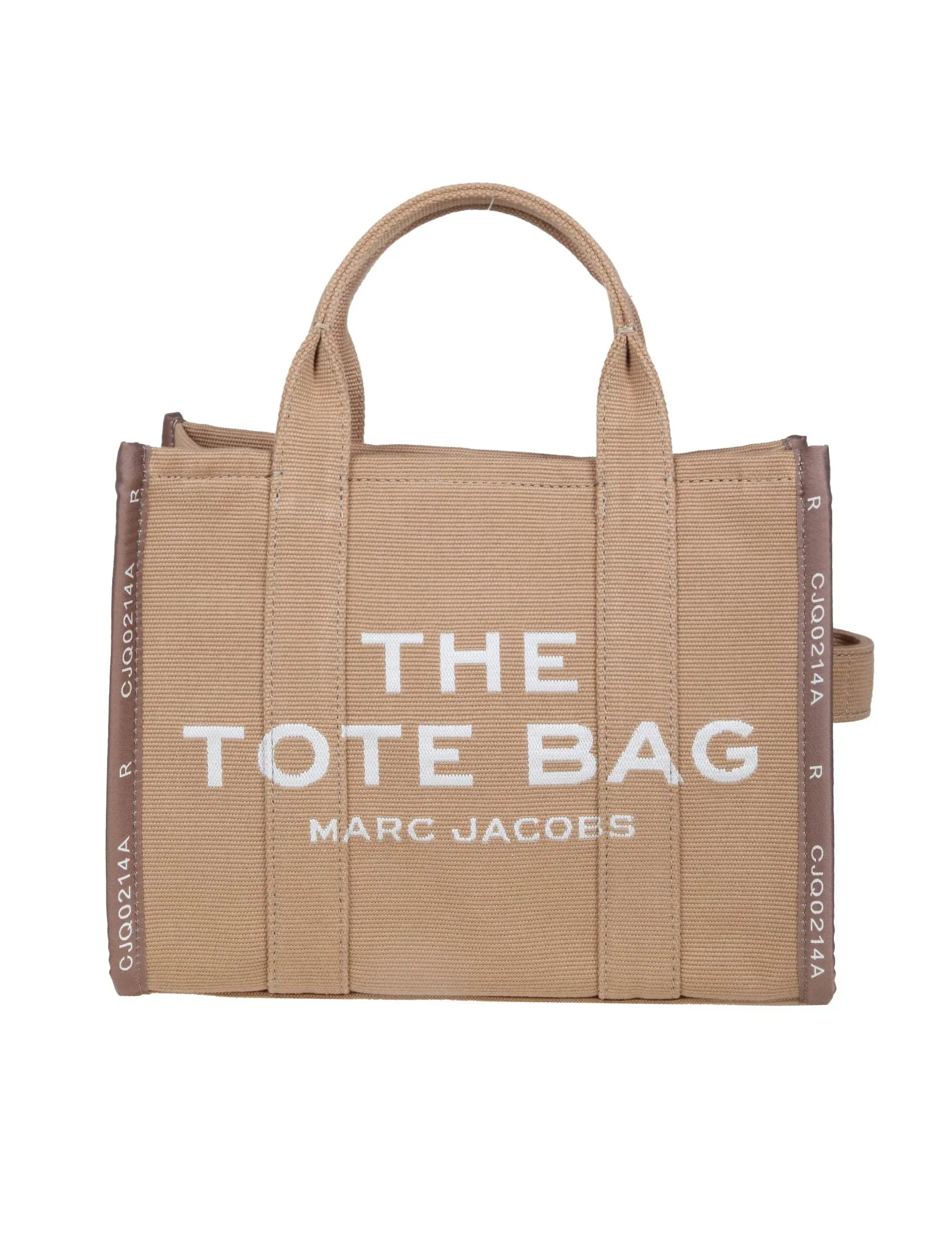 MARC JACOBS THE MEDIUM TOTE IN JACQUARD COLOR CAMEL