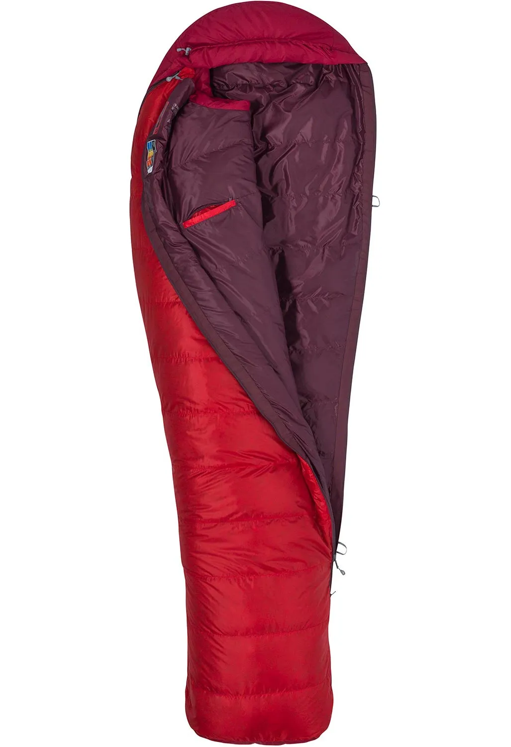 Marmot Always Summer Long Sleeping Bag - Team Red/Sienna Red