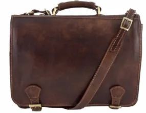 Men's leather duffino bag