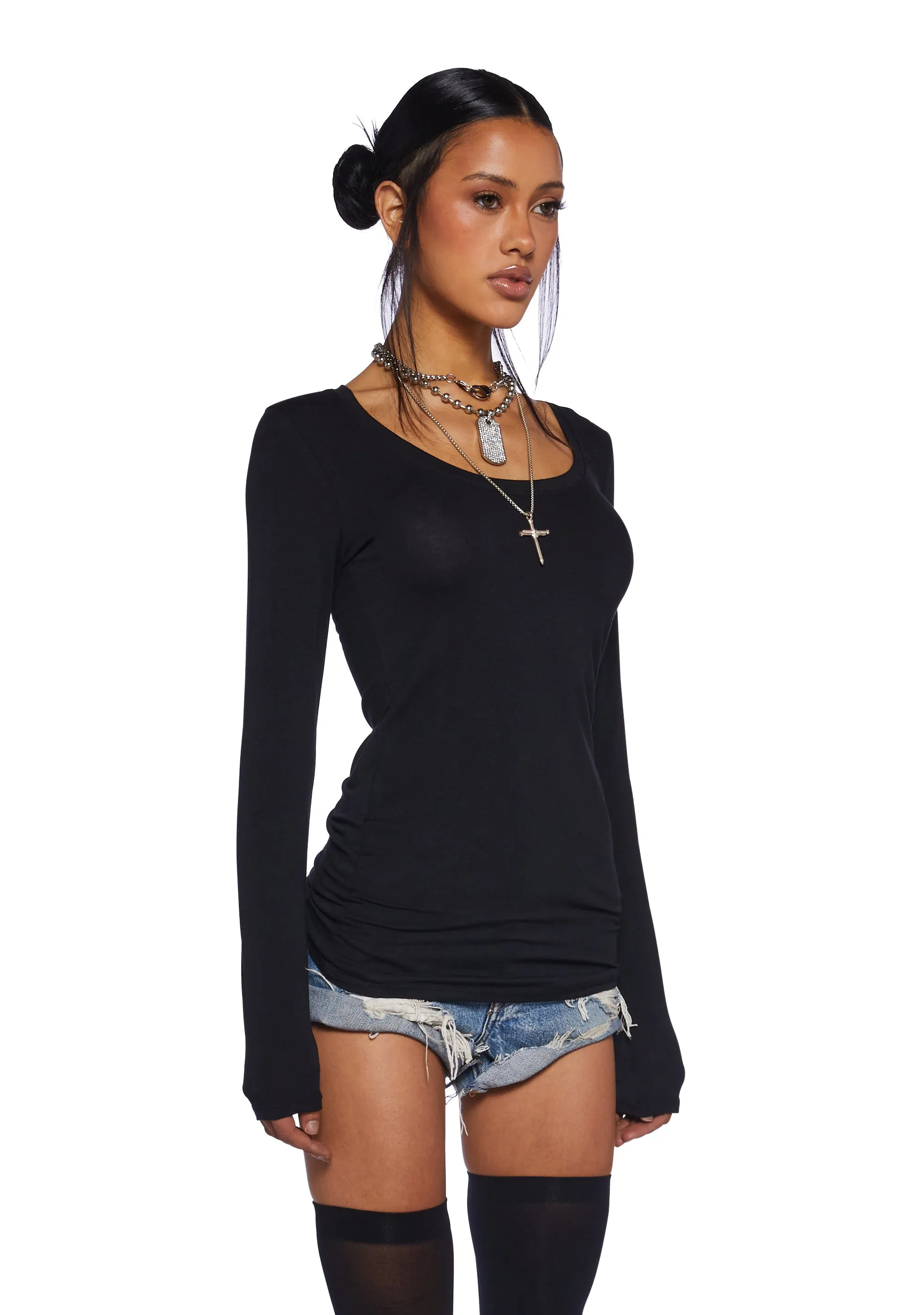 Midnight Rocker Biker Short-