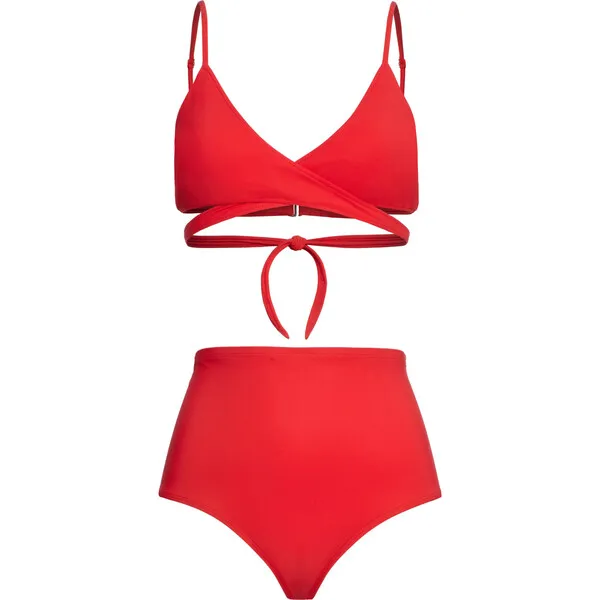 MOLOCO Women's Jojo Breastfeeding Bikini Top, Red