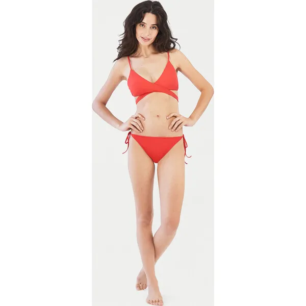 MOLOCO Women's Jojo Breastfeeding Bikini Top, Red