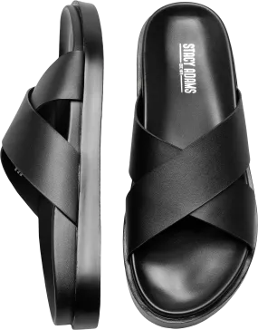 Montel Cross Strap Slide Sandals