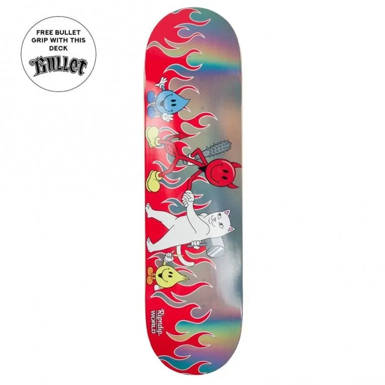 Nerm Vs Devilman Skateboard Deck 8.0