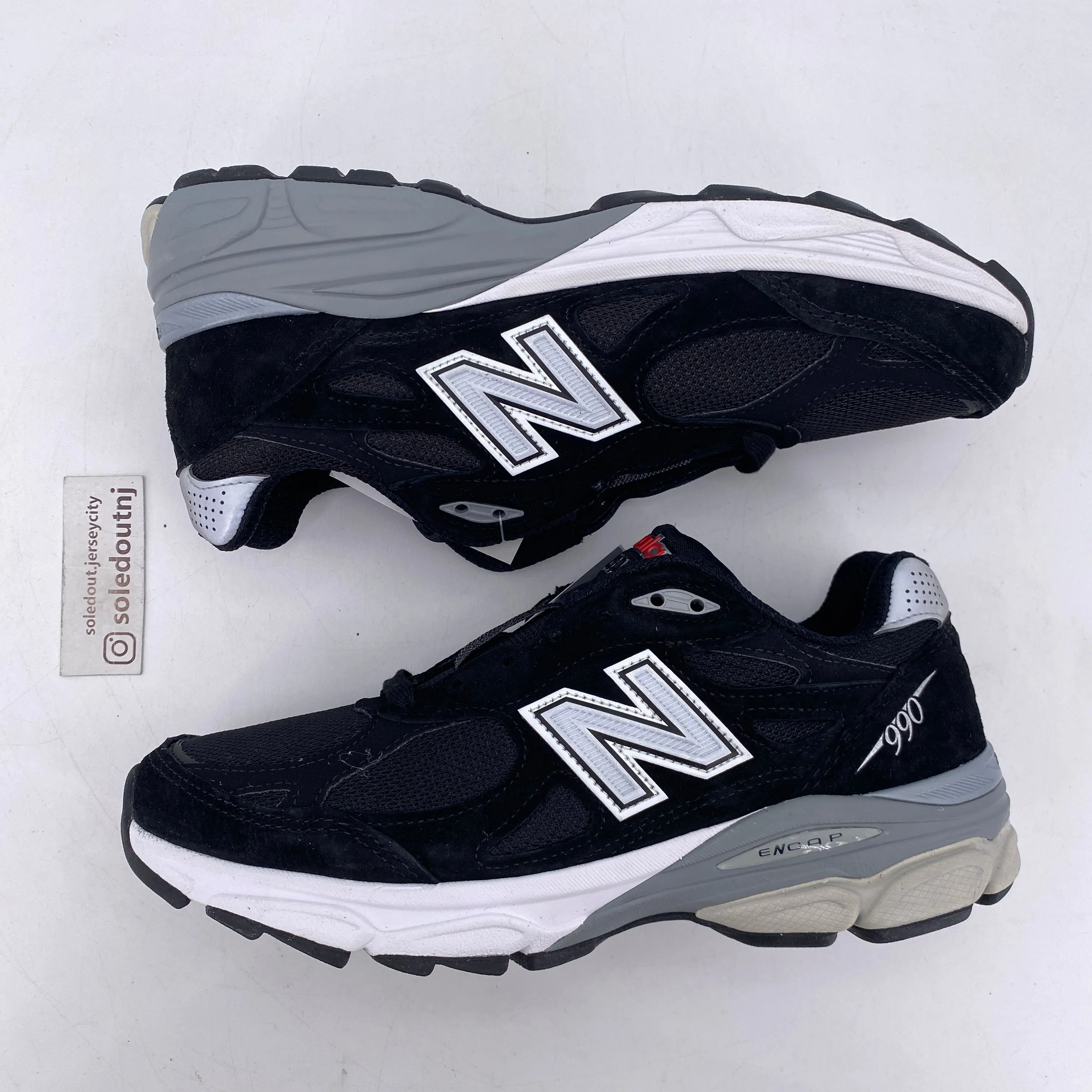 New Balance 990 Black  New Size 7