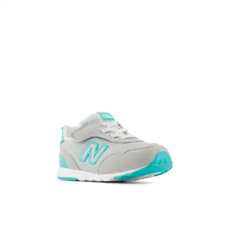 New Balance Infant & Youth 515 NEW-B Hook & Loop Shoe - NW515KCJ (Wide)