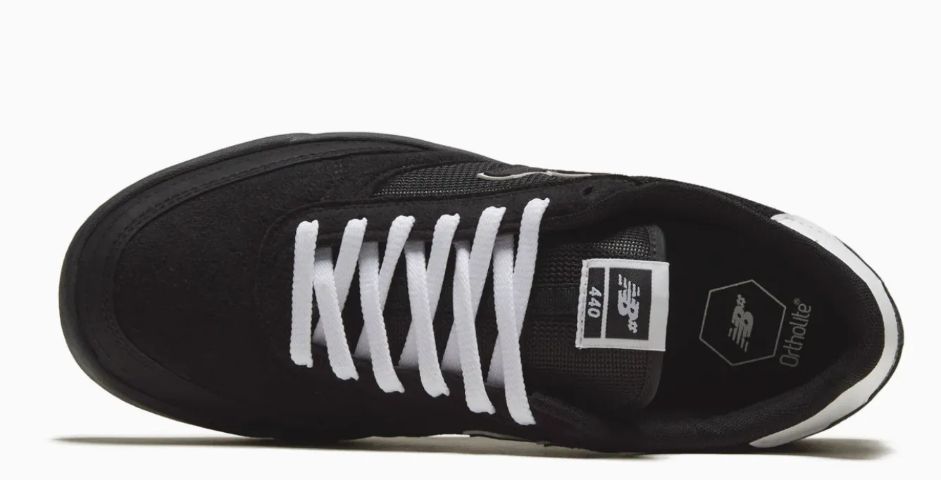 New Balance Numeric 440 Low (Black/White/Gum)