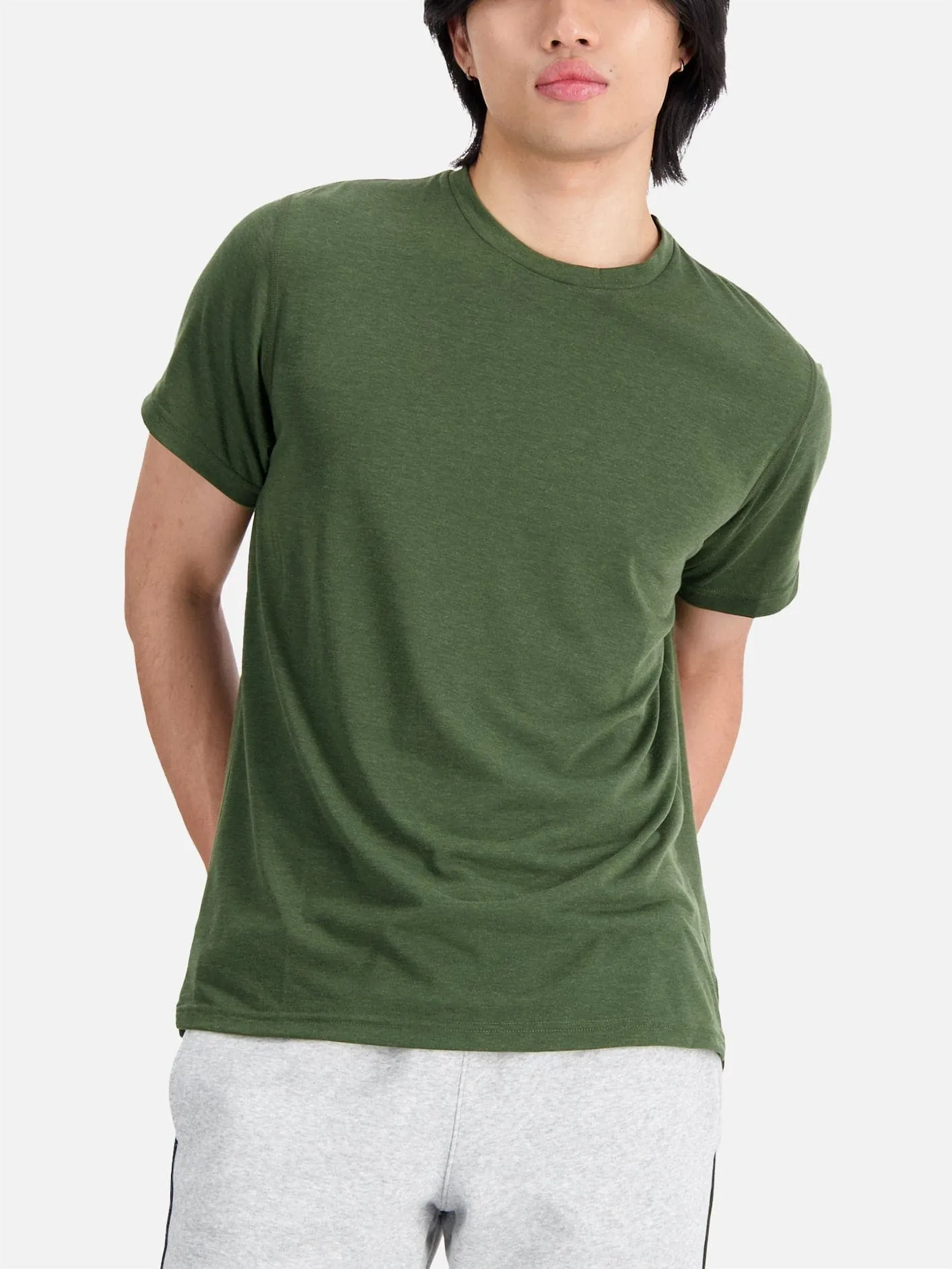 NEW BALANCE R.W. Tech Tee with Dri-Release - Khaki