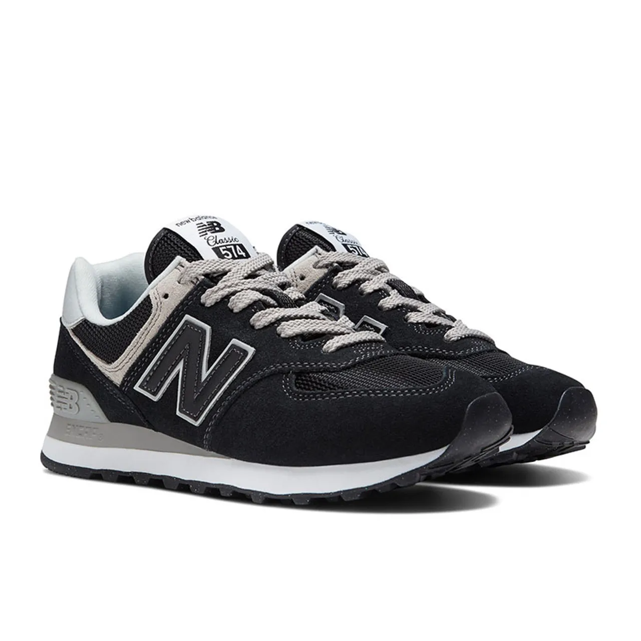 New Balance WL574V3 CORE Women's Lifestyle Sneakers Black with White