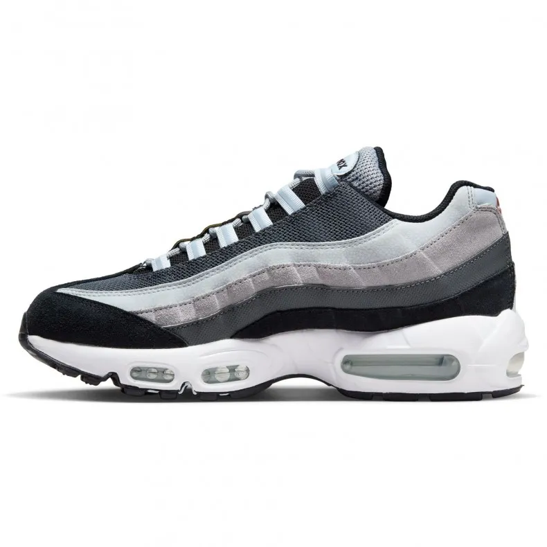 Nike Air Max 95 (Wolf Grey/Rugged Orange-Black-Blue Tint)